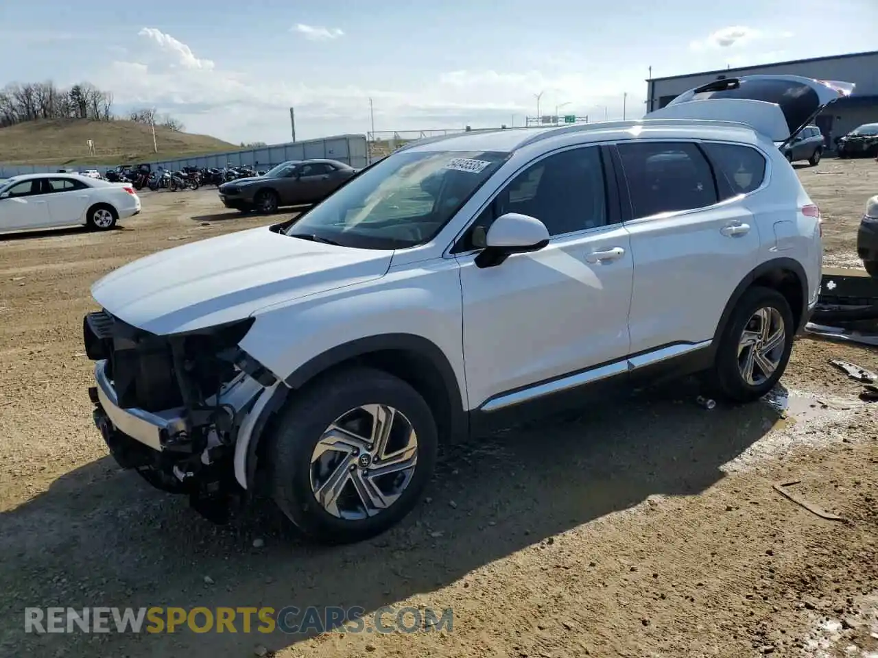 1 Photograph of a damaged car 5NMS2DAJ4MH324771 HYUNDAI SANTA FE 2021