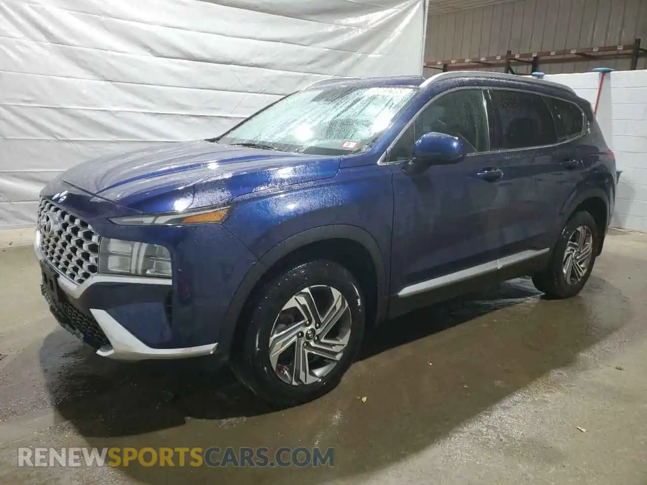 1 Photograph of a damaged car 5NMS2DAJ4MH343532 HYUNDAI SANTA FE 2021