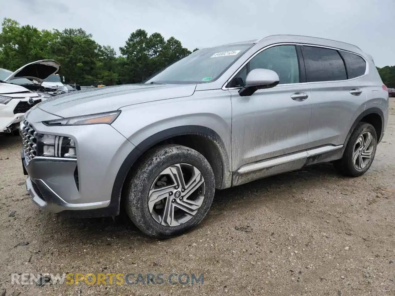 1 Photograph of a damaged car 5NMS2DAJ4MH350075 HYUNDAI SANTA FE 2021