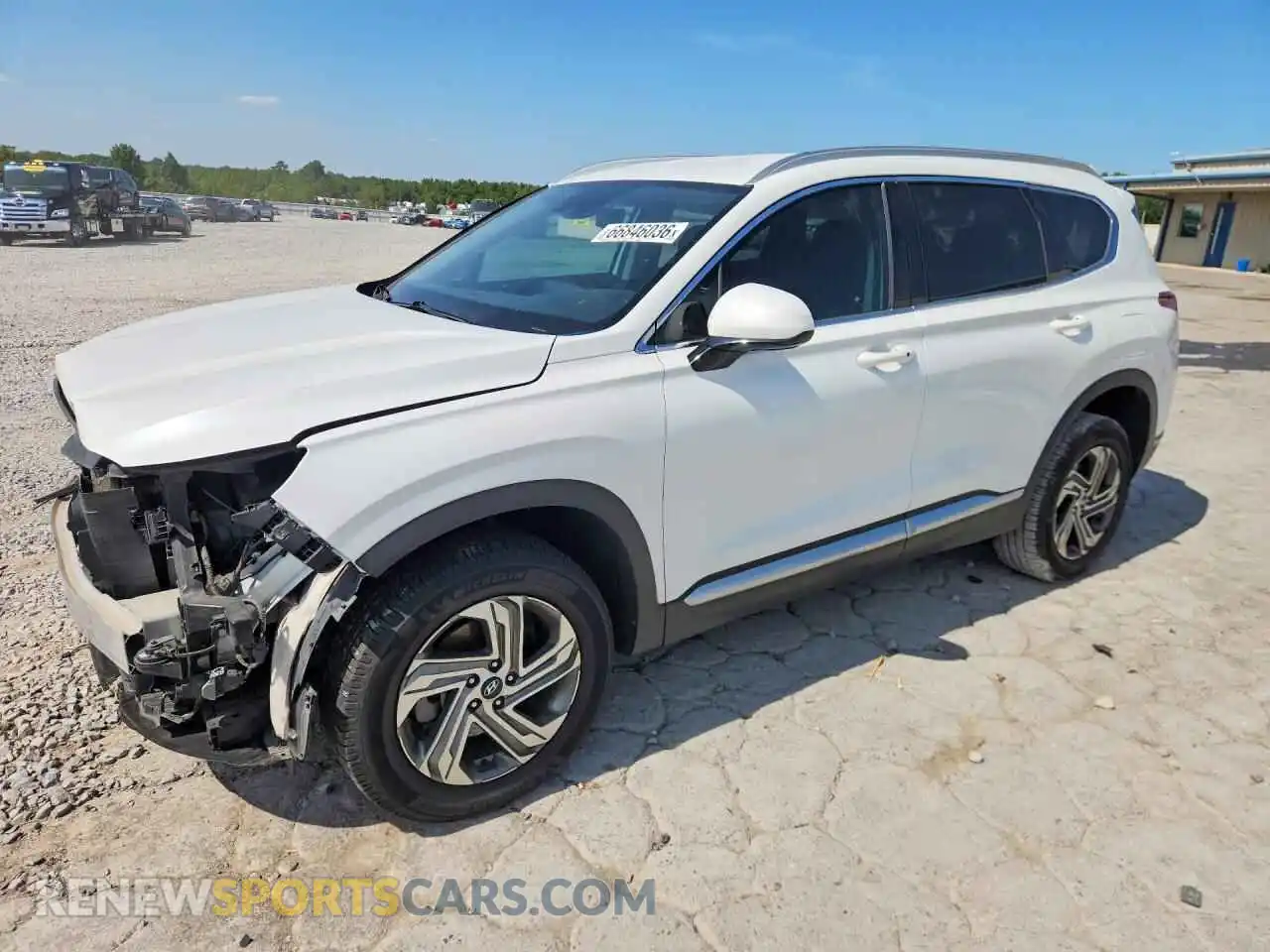 1 Photograph of a damaged car 5NMS2DAJ5MH352773 HYUNDAI SANTA FE 2021