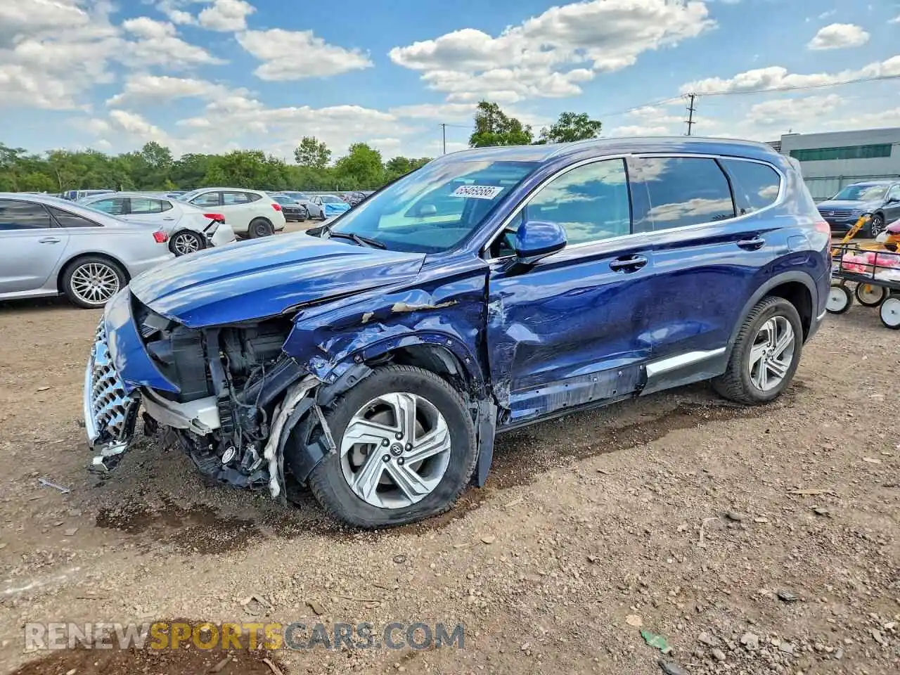 1 Photograph of a damaged car 5NMS2DAJ5MH362509 HYUNDAI SANTA FE 2021