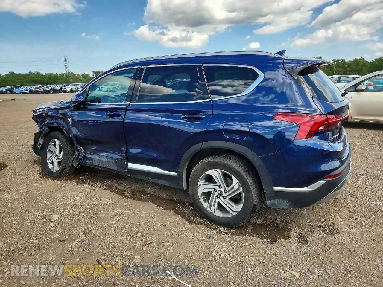 2 Photograph of a damaged car 5NMS2DAJ5MH362509 HYUNDAI SANTA FE 2021