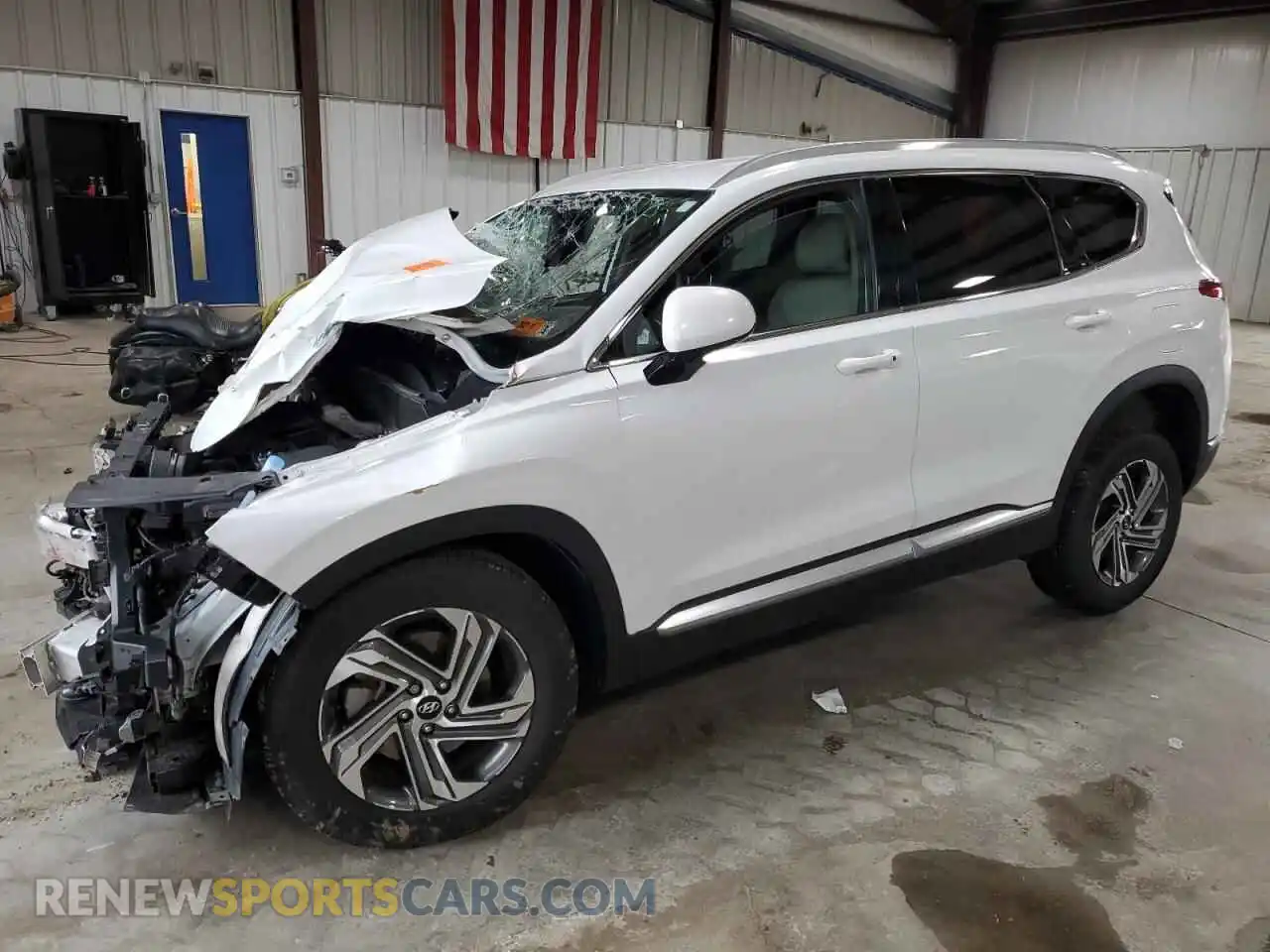 1 Photograph of a damaged car 5NMS2DAJ6MH308930 HYUNDAI SANTA FE 2021
