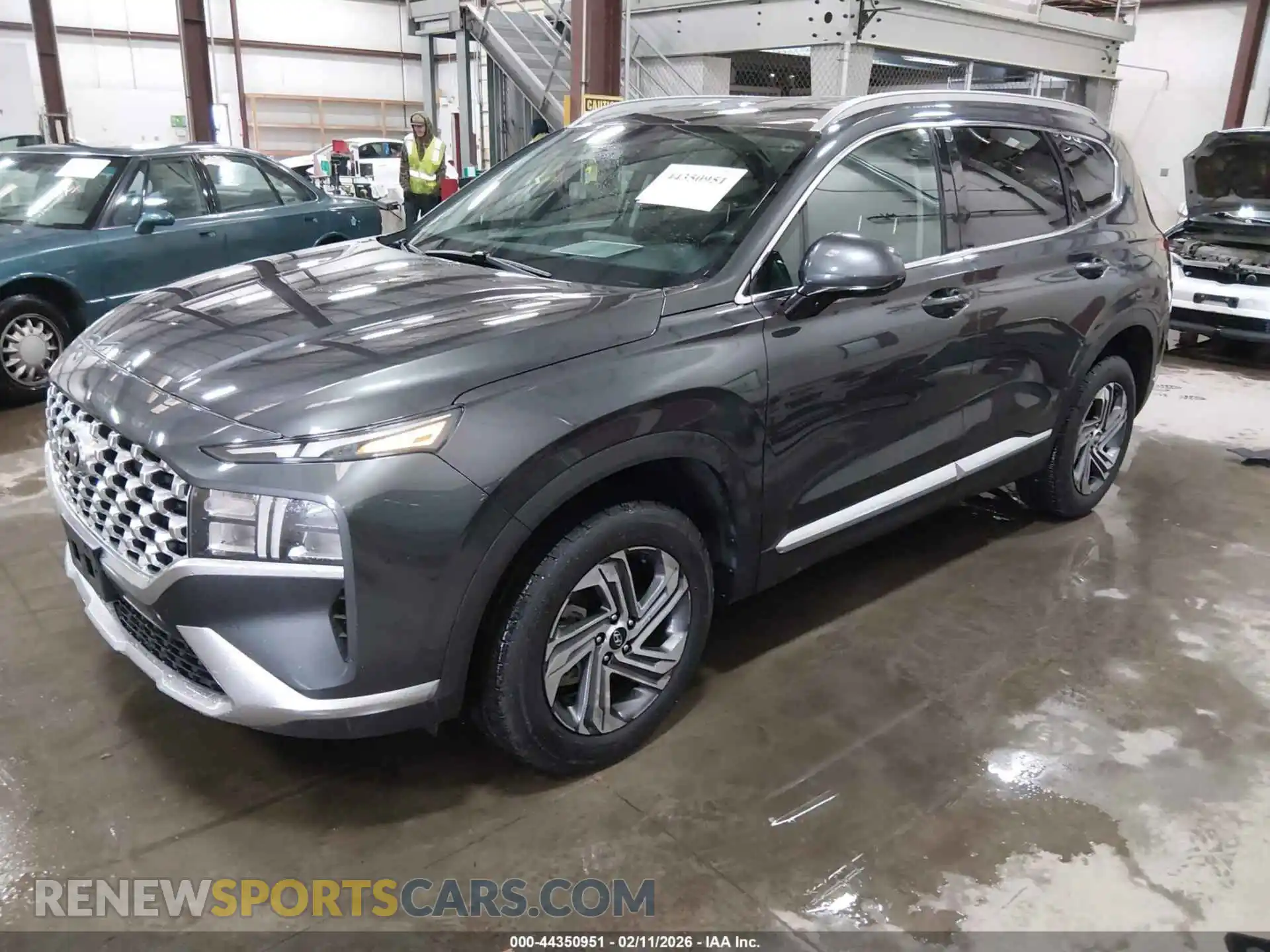 2 Photograph of a damaged car 5NMS2DAJ6MH343323 HYUNDAI SANTA FE 2021
