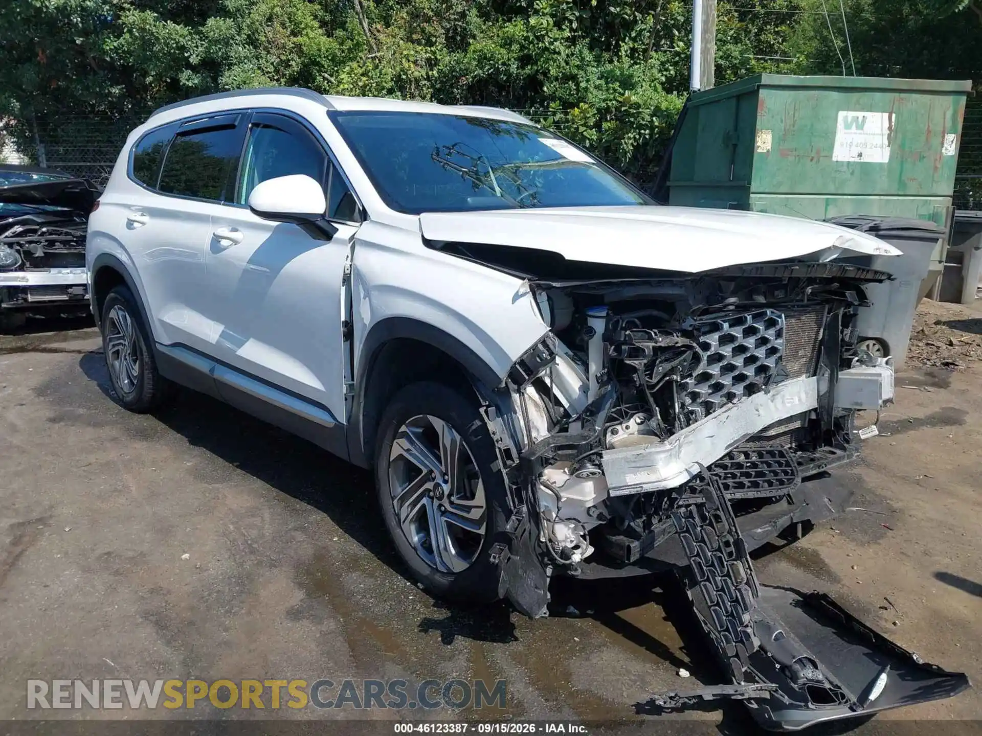 1 Photograph of a damaged car 5NMS2DAJ7MH370188 HYUNDAI SANTA FE 2021
