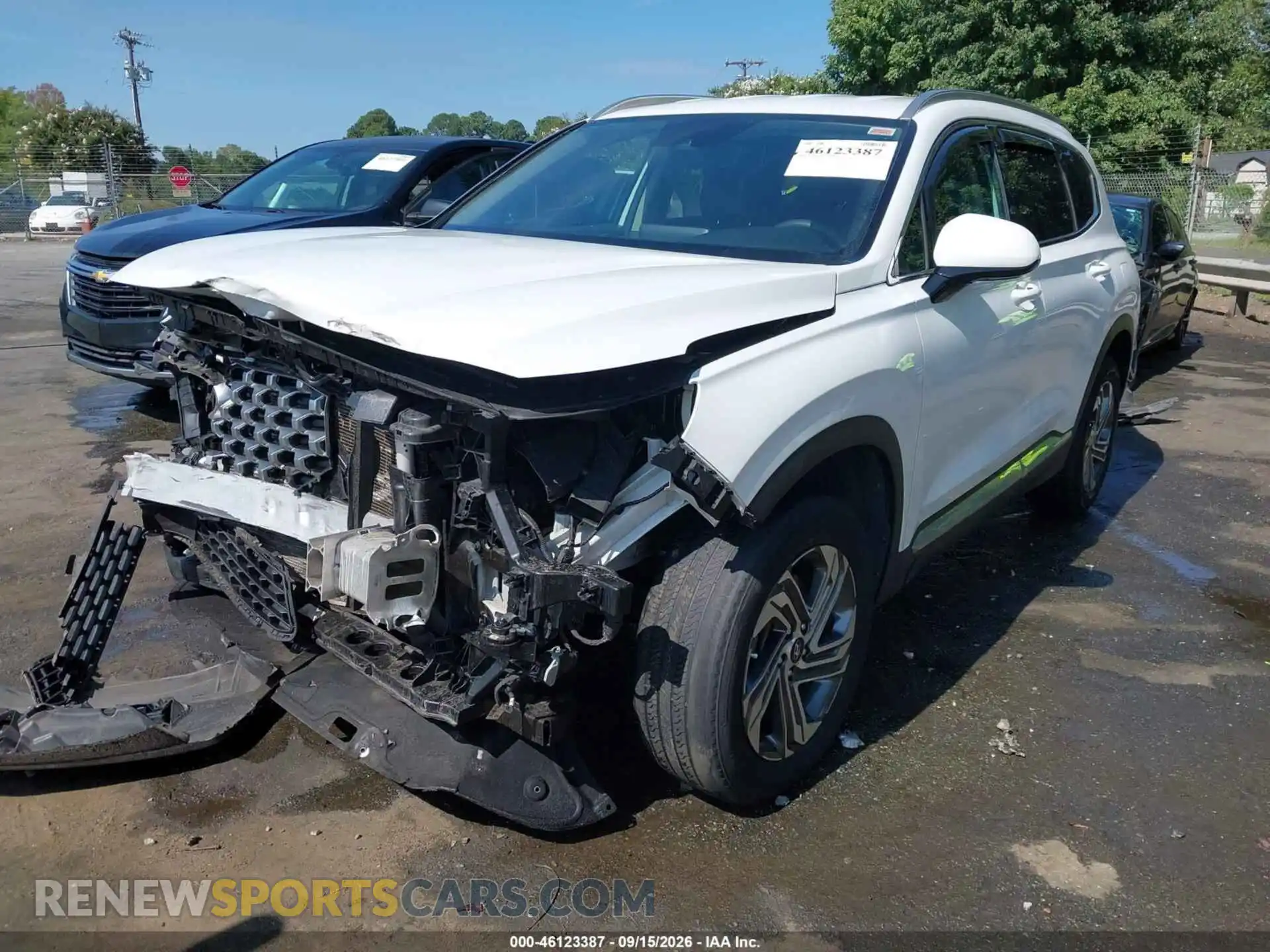 2 Photograph of a damaged car 5NMS2DAJ7MH370188 HYUNDAI SANTA FE 2021