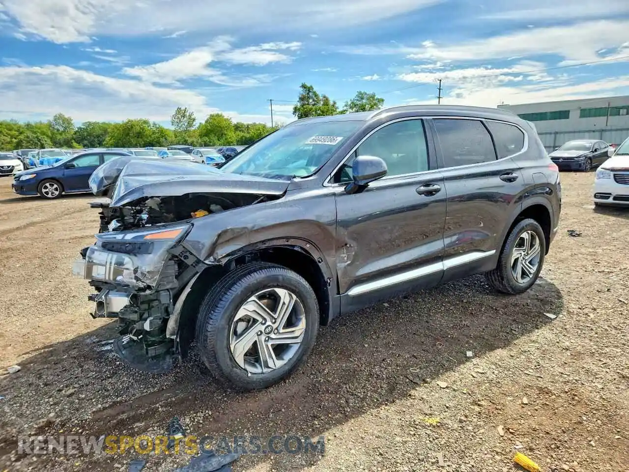 1 Photograph of a damaged car 5NMS2DAJ8MH347633 HYUNDAI SANTA FE 2021