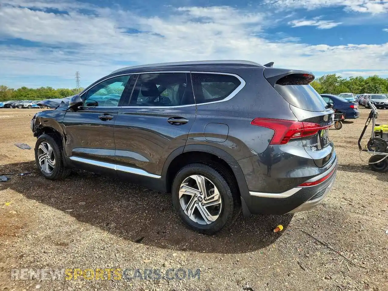 2 Photograph of a damaged car 5NMS2DAJ8MH347633 HYUNDAI SANTA FE 2021
