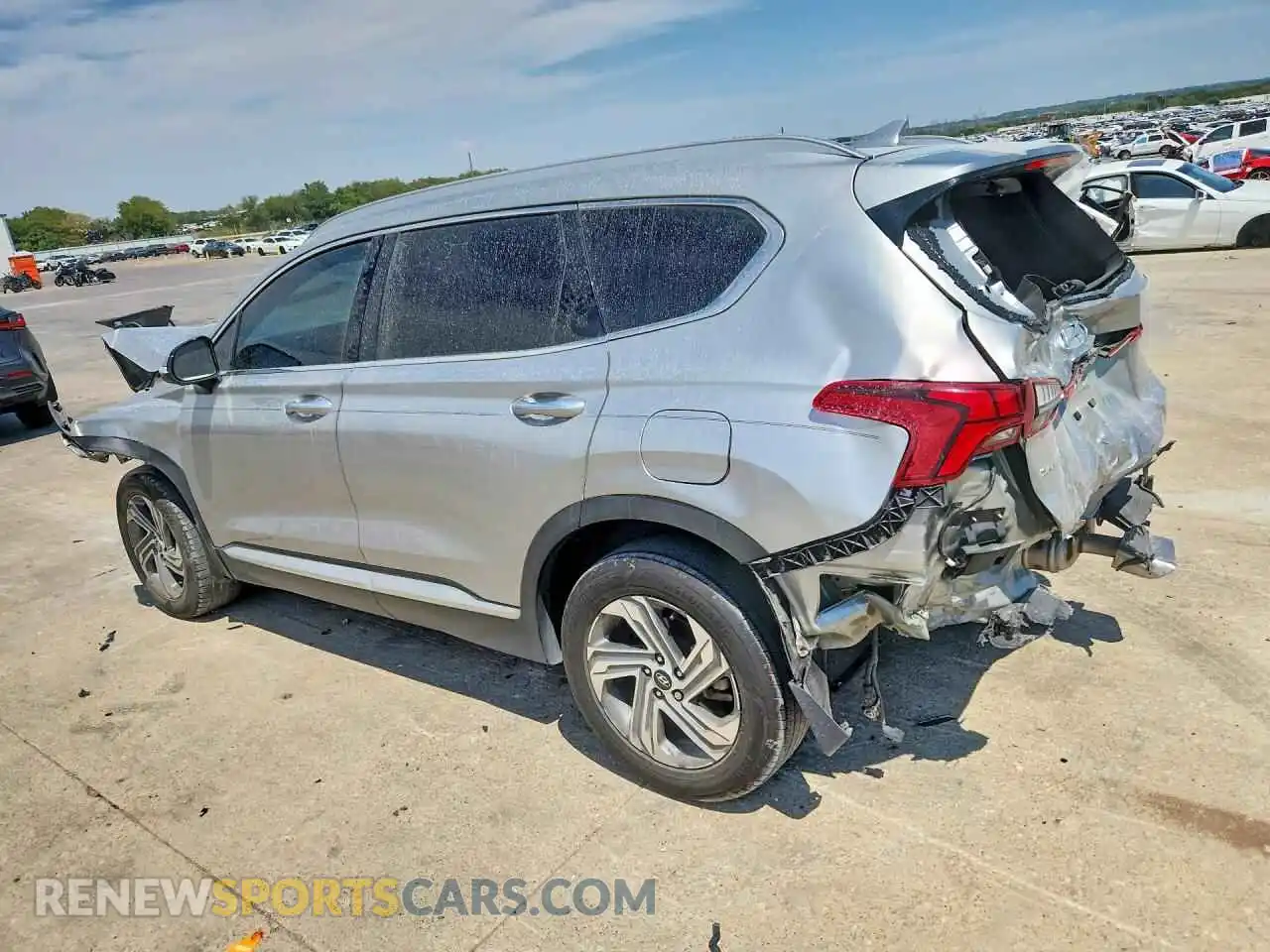 2 Photograph of a damaged car 5NMS34AJ1MH310811 HYUNDAI SANTA FE 2021