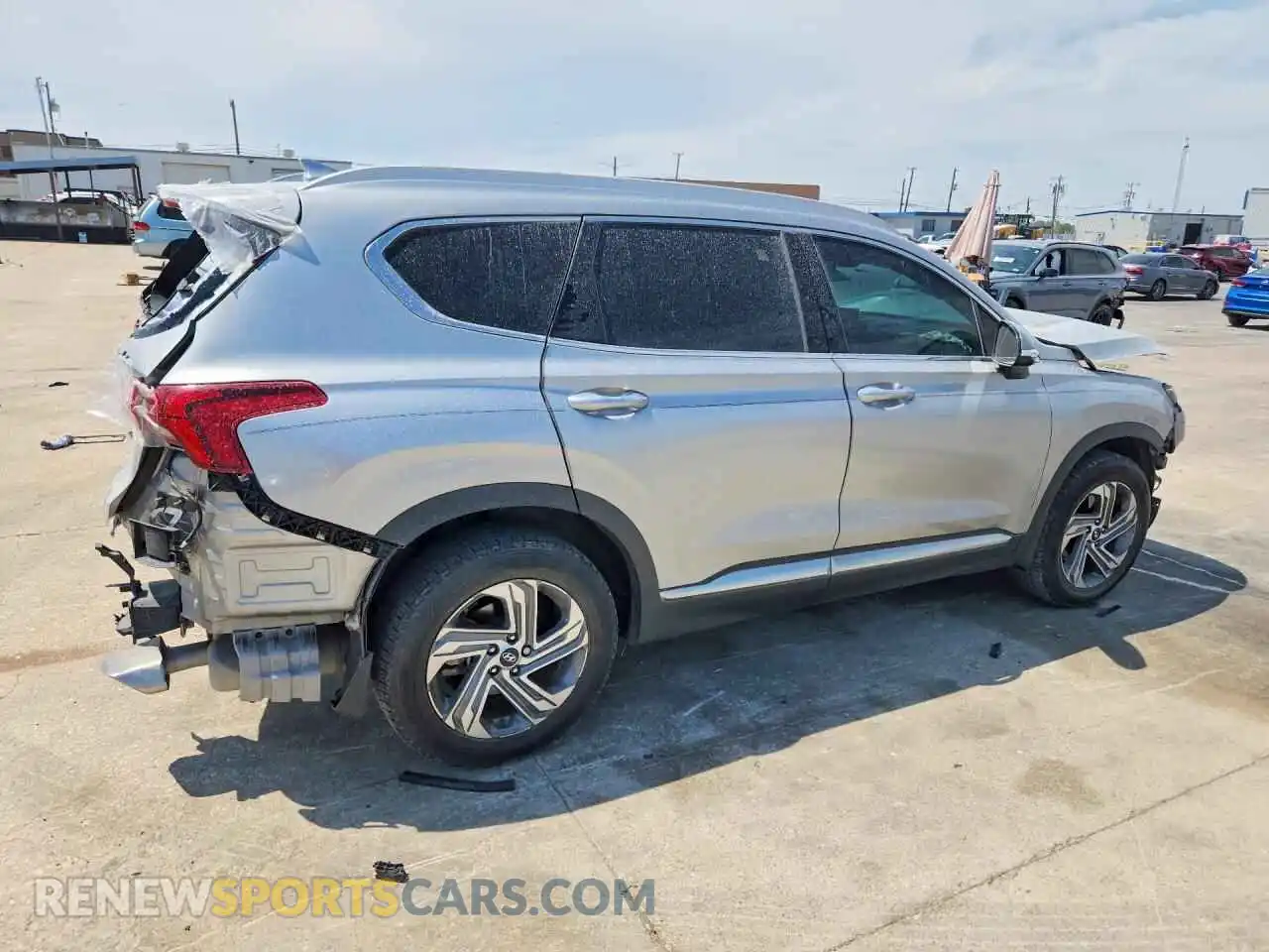 3 Photograph of a damaged car 5NMS34AJ1MH310811 HYUNDAI SANTA FE 2021