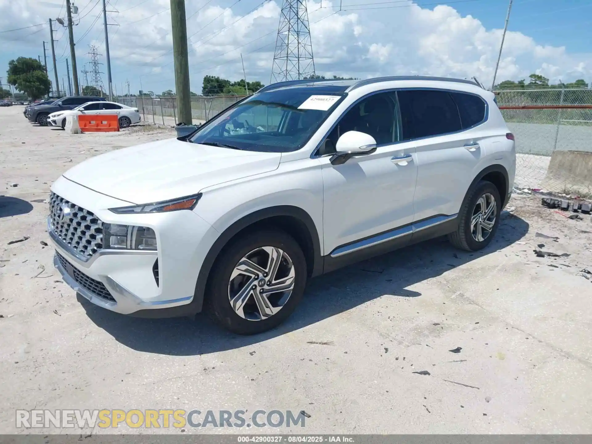 2 Photograph of a damaged car 5NMS34AJ2MH356034 HYUNDAI SANTA FE 2021