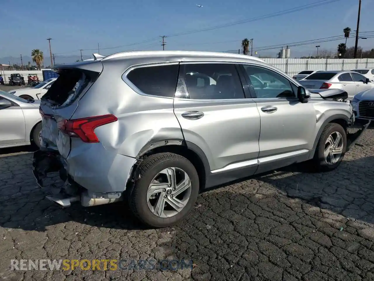 3 Photograph of a damaged car 5NMS34AJ5MH321004 HYUNDAI SANTA FE 2021