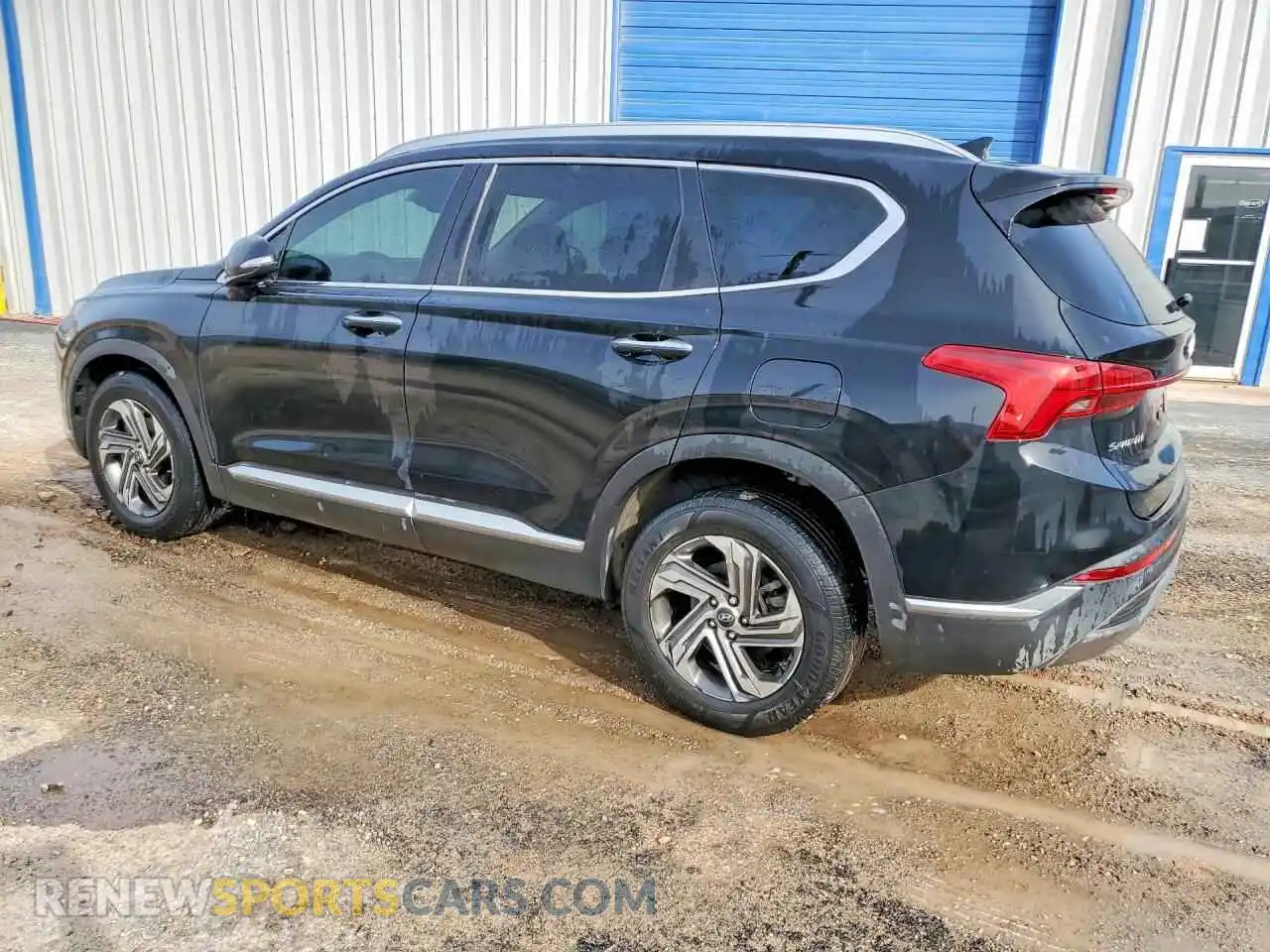 2 fotografías del automóvil dañado 5NMS34AJ6MH348552 HYUNDAI SANTA FE 2021