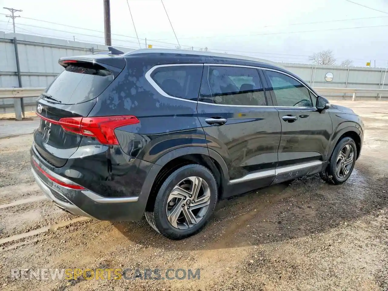 3 fotografías del automóvil dañado 5NMS34AJ6MH348552 HYUNDAI SANTA FE 2021