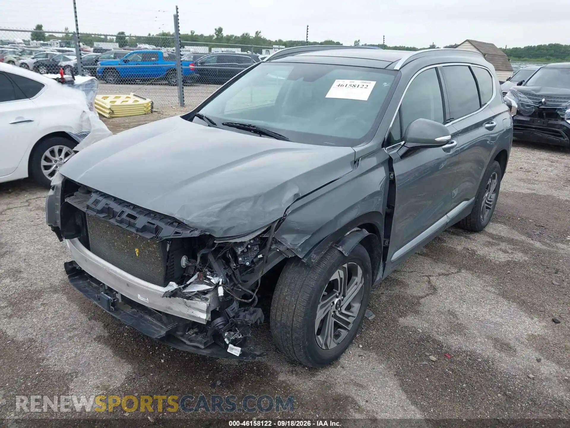 2 Photograph of a damaged car 5NMS34AJ7MH307976 HYUNDAI SANTA FE 2021