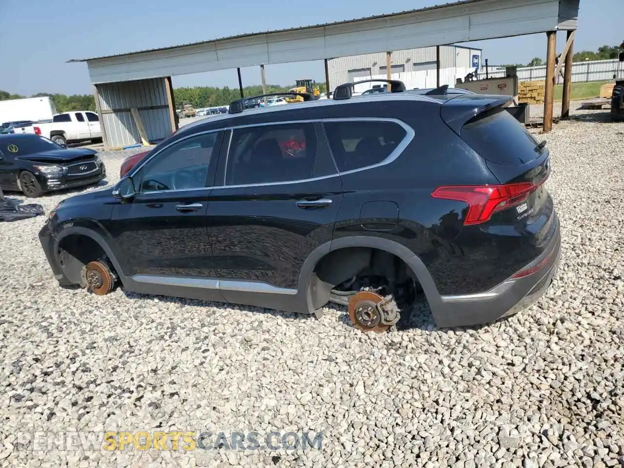 2 Photograph of a damaged car 5NMS34AJ7MH360533 HYUNDAI SANTA FE 2021