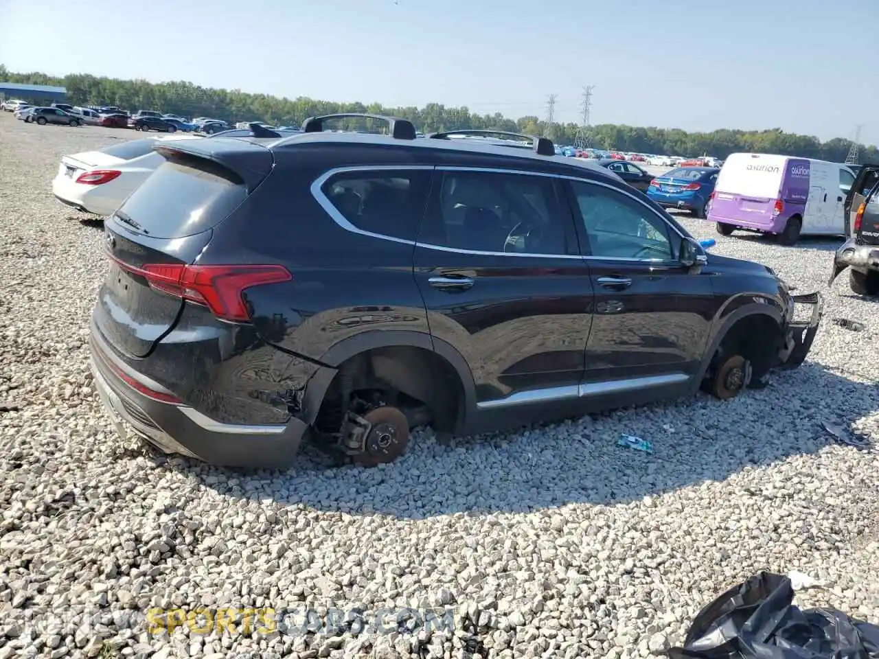 3 Photograph of a damaged car 5NMS34AJ7MH360533 HYUNDAI SANTA FE 2021