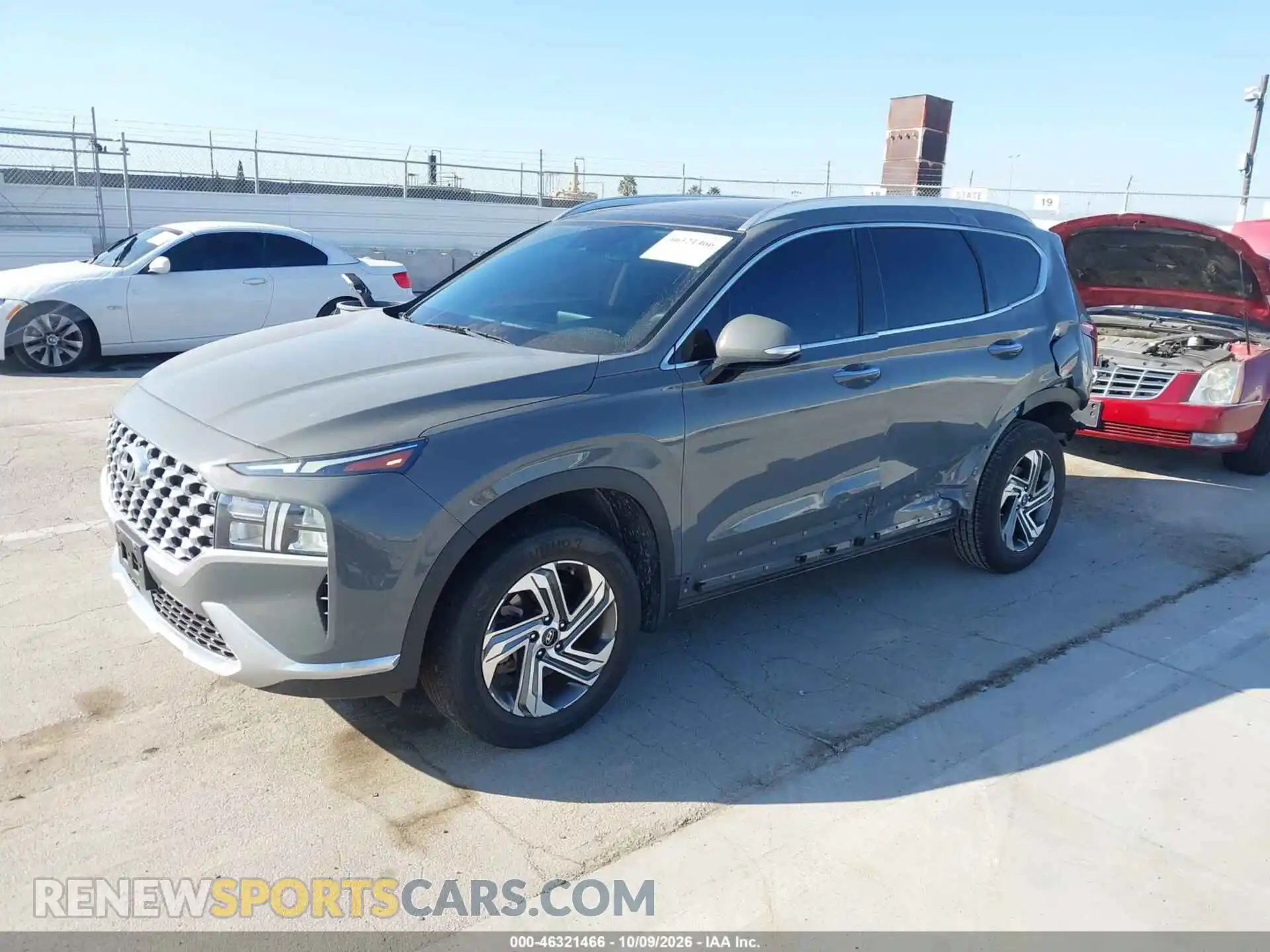 2 Photograph of a damaged car 5NMS3DAJ0MH344075 HYUNDAI SANTA FE 2021
