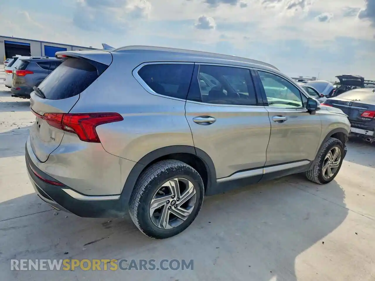 3 Photograph of a damaged car 5NMS3DAJ1MH312283 HYUNDAI SANTA FE 2021