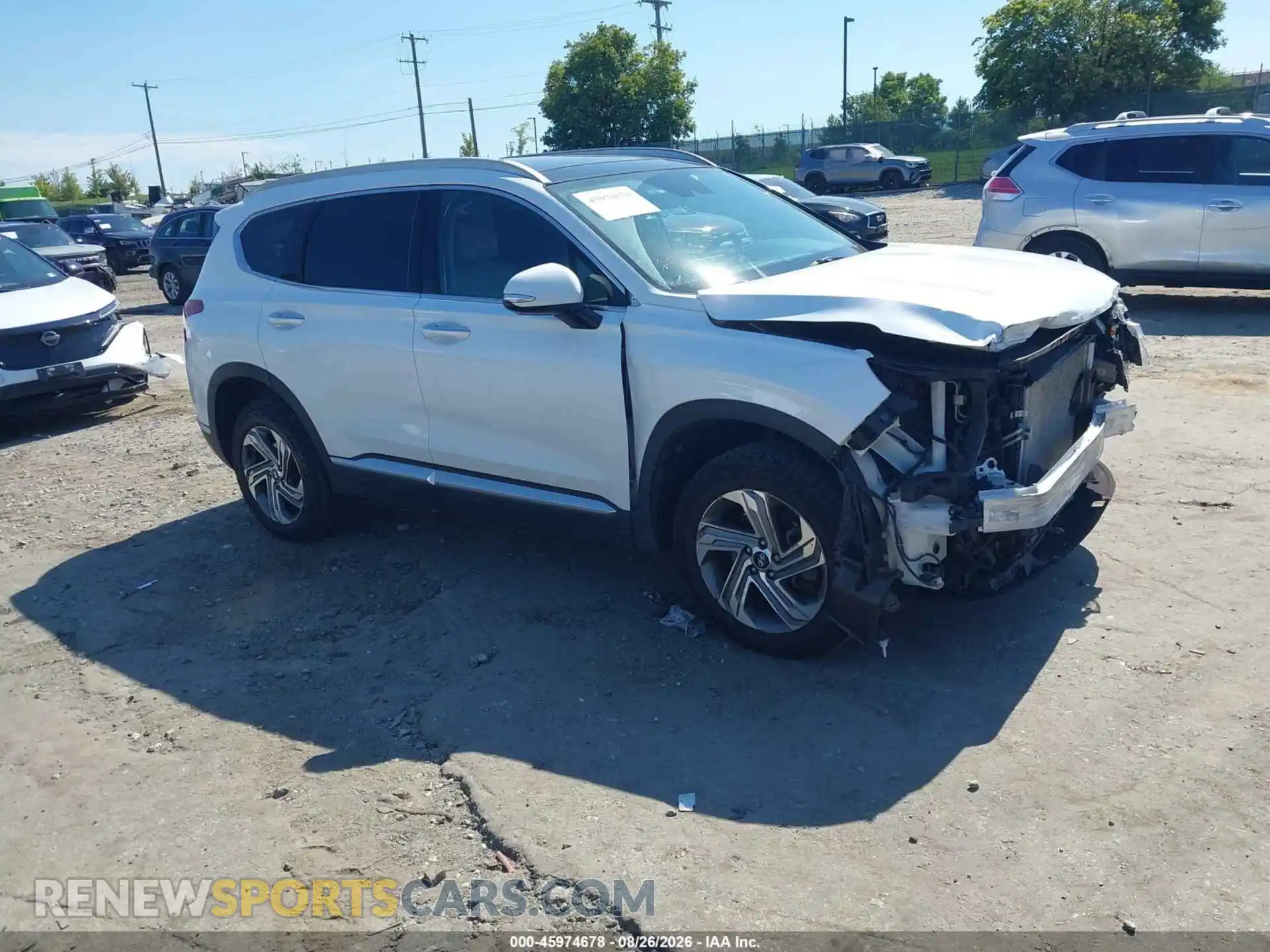 1 fotografías del automóvil dañado 5NMS3DAJ1MH320691 HYUNDAI SANTA FE 2021