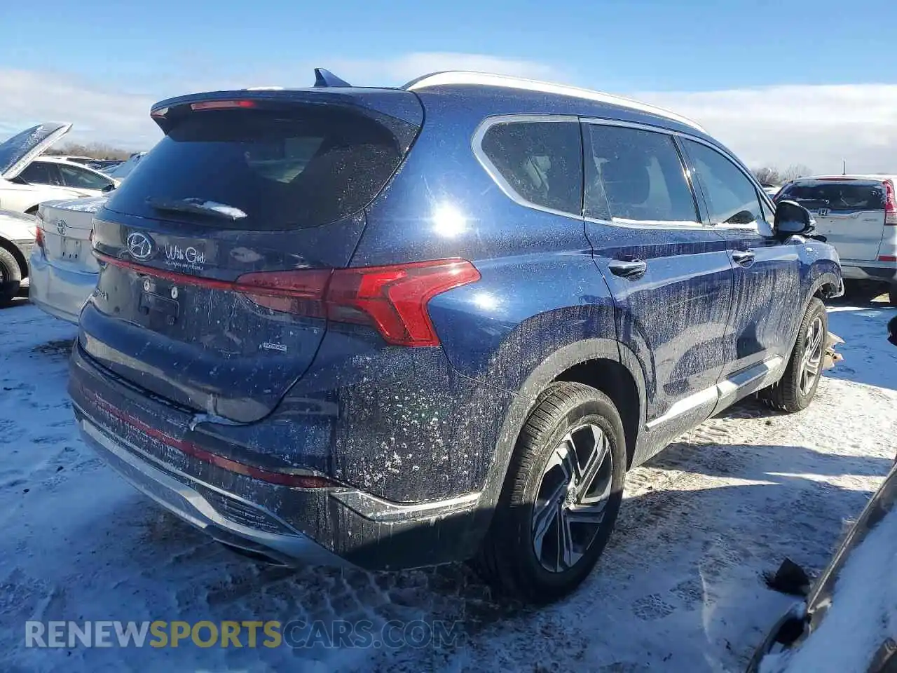 3 Photograph of a damaged car 5NMS3DAJ1MH355599 HYUNDAI SANTA FE 2021