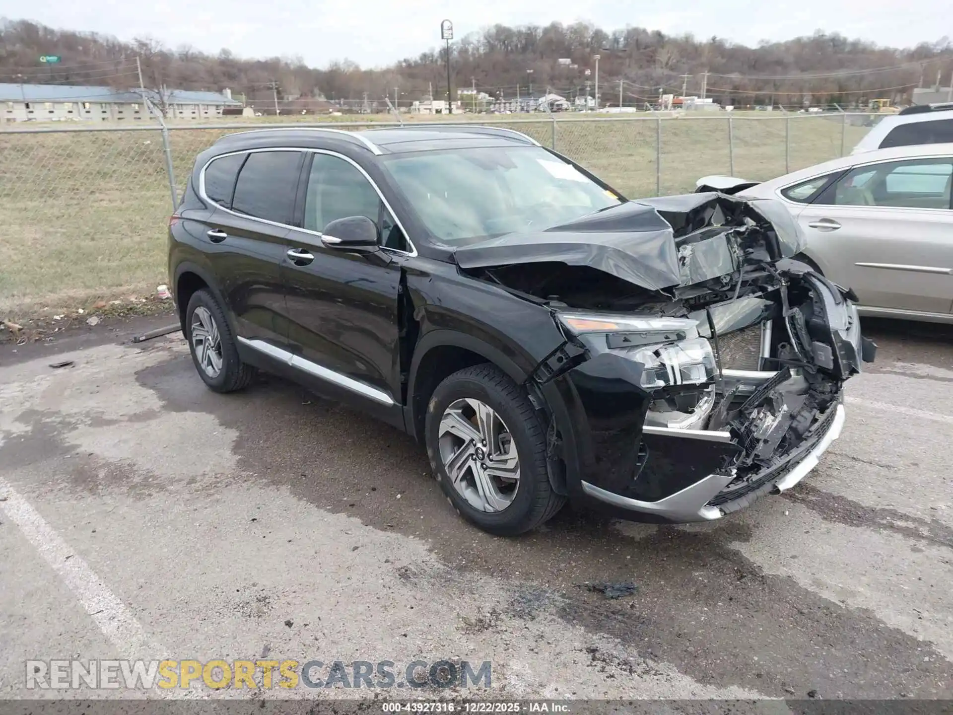 1 Photograph of a damaged car 5NMS3DAJ1MH365520 HYUNDAI SANTA FE 2021