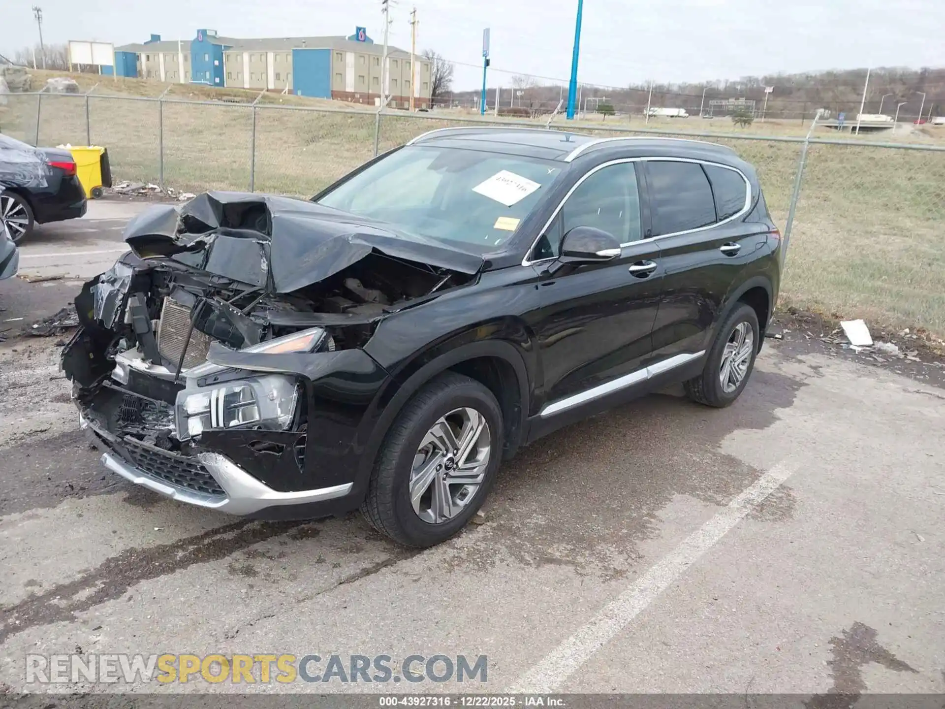 2 Photograph of a damaged car 5NMS3DAJ1MH365520 HYUNDAI SANTA FE 2021