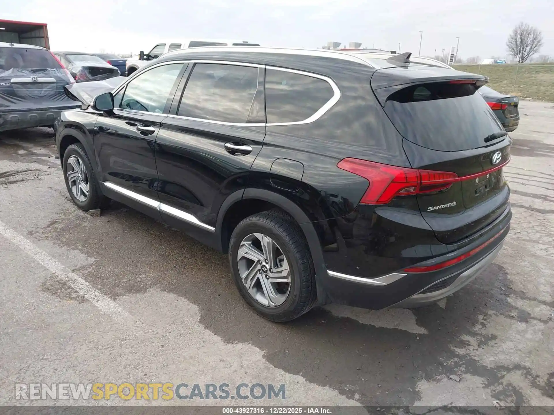 3 Photograph of a damaged car 5NMS3DAJ1MH365520 HYUNDAI SANTA FE 2021