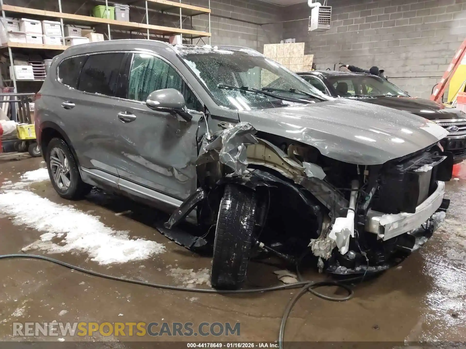 1 Photograph of a damaged car 5NMS3DAJ2MH320988 HYUNDAI SANTA FE 2021