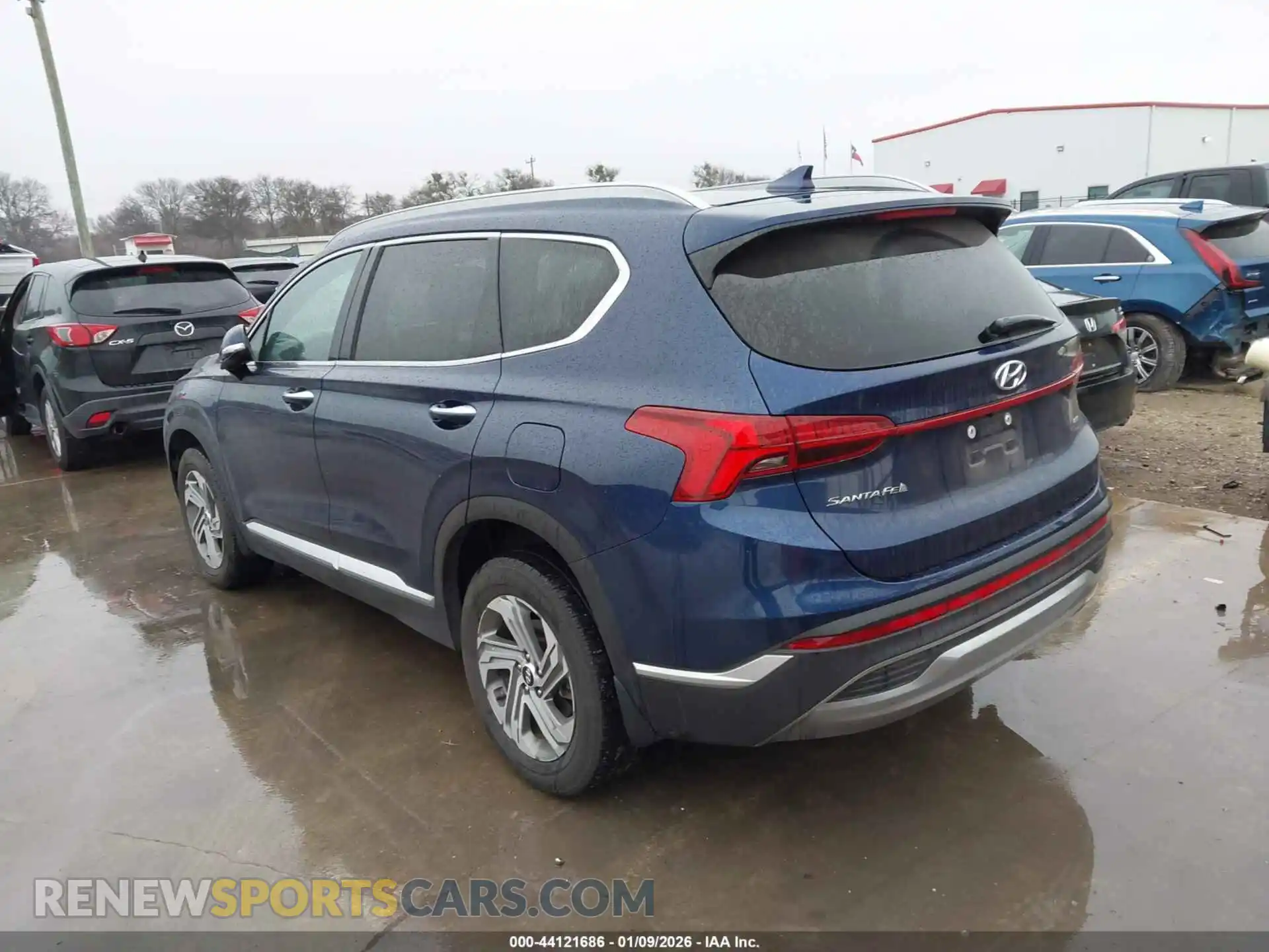 3 Photograph of a damaged car 5NMS3DAJ3MH345480 HYUNDAI SANTA FE 2021