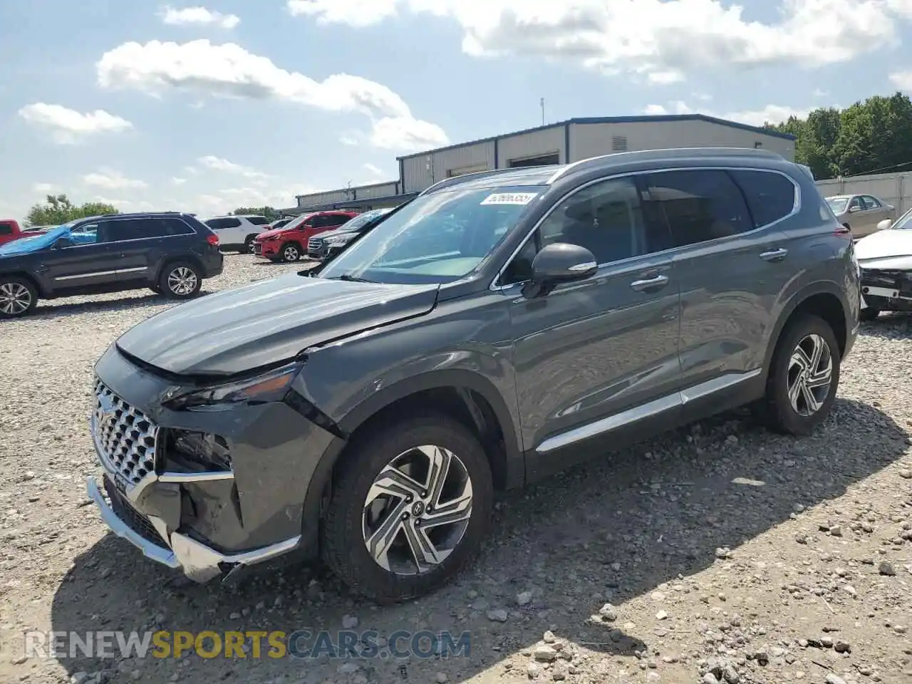 1 Photograph of a damaged car 5NMS3DAJ4MH343432 HYUNDAI SANTA FE 2021