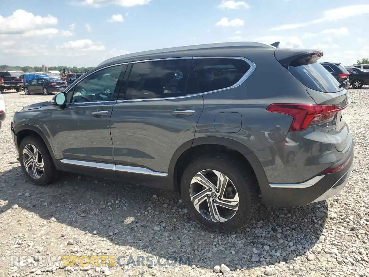 2 Photograph of a damaged car 5NMS3DAJ4MH343432 HYUNDAI SANTA FE 2021