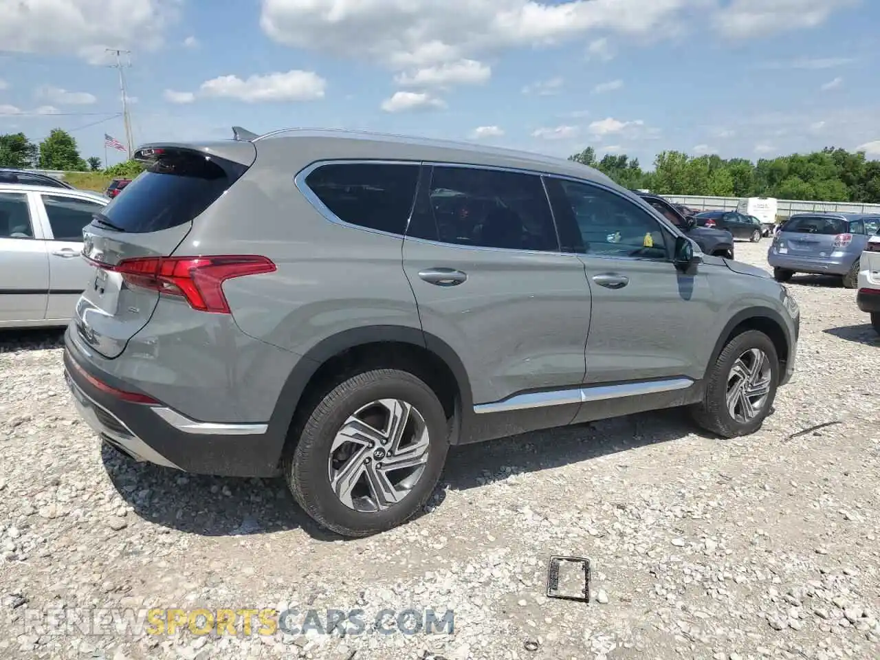 3 Photograph of a damaged car 5NMS3DAJ4MH343432 HYUNDAI SANTA FE 2021