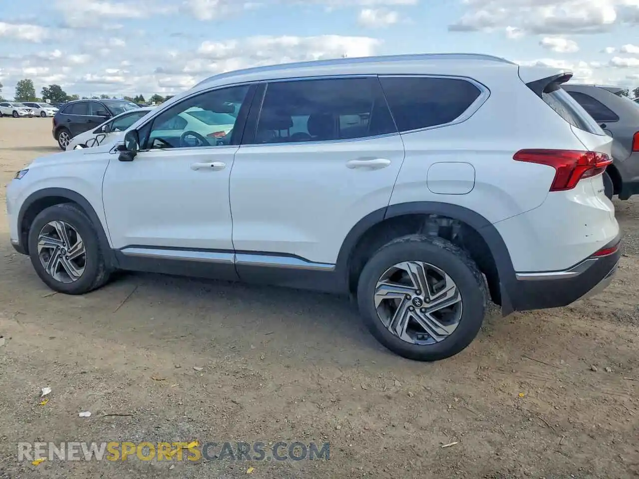 2 Photograph of a damaged car 5NMS3DAJ4MH358710 HYUNDAI SANTA FE 2021