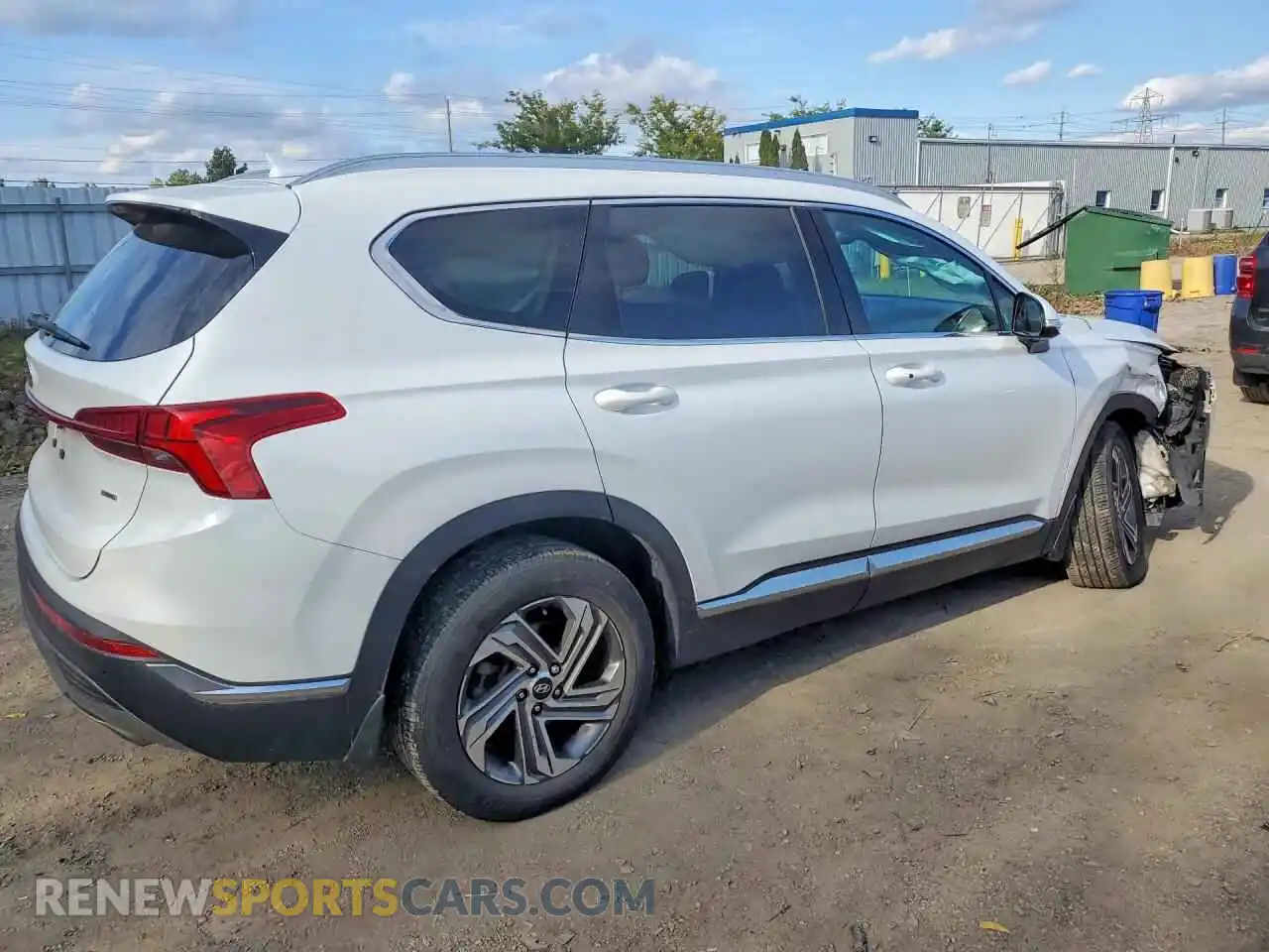 3 Photograph of a damaged car 5NMS3DAJ4MH358710 HYUNDAI SANTA FE 2021