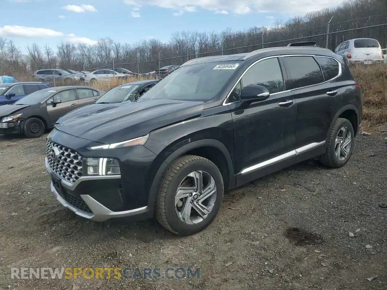 1 Photograph of a damaged car 5NMS3DAJ6MH312621 HYUNDAI SANTA FE 2021