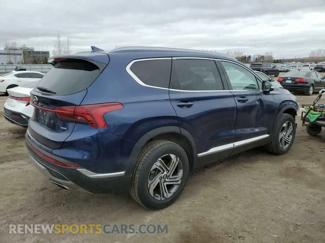 3 Photograph of a damaged car 5NMS3DAJ6MH315163 HYUNDAI SANTA FE 2021
