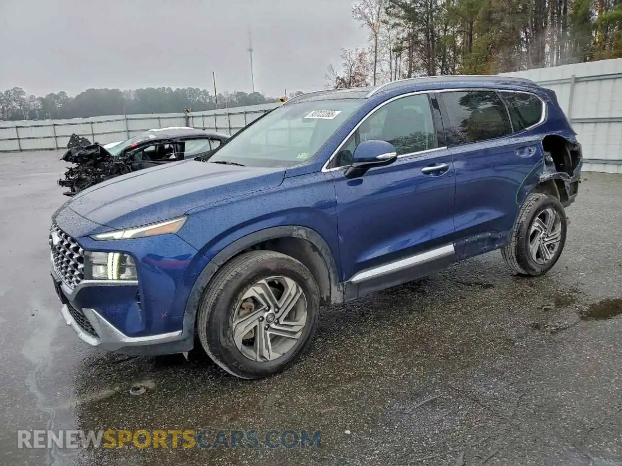 1 Photograph of a damaged car 5NMS3DAJ7MH307962 HYUNDAI SANTA FE 2021