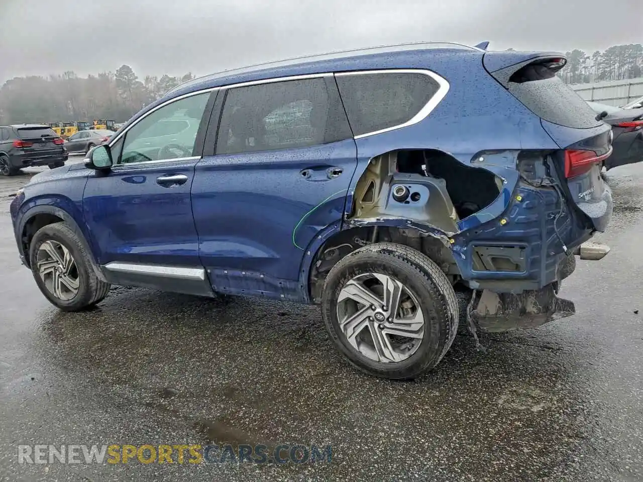 2 Photograph of a damaged car 5NMS3DAJ7MH307962 HYUNDAI SANTA FE 2021