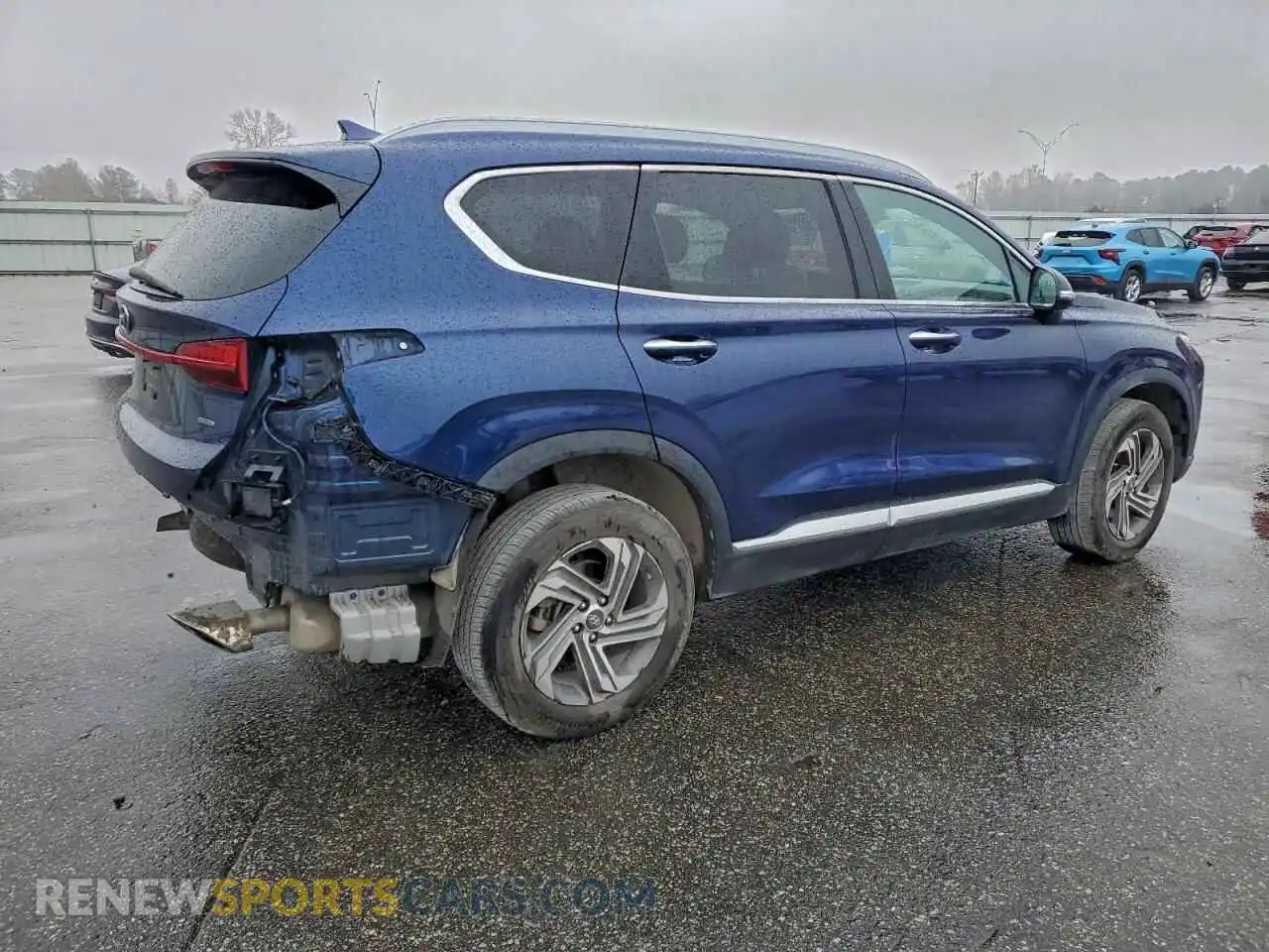 3 Photograph of a damaged car 5NMS3DAJ7MH307962 HYUNDAI SANTA FE 2021