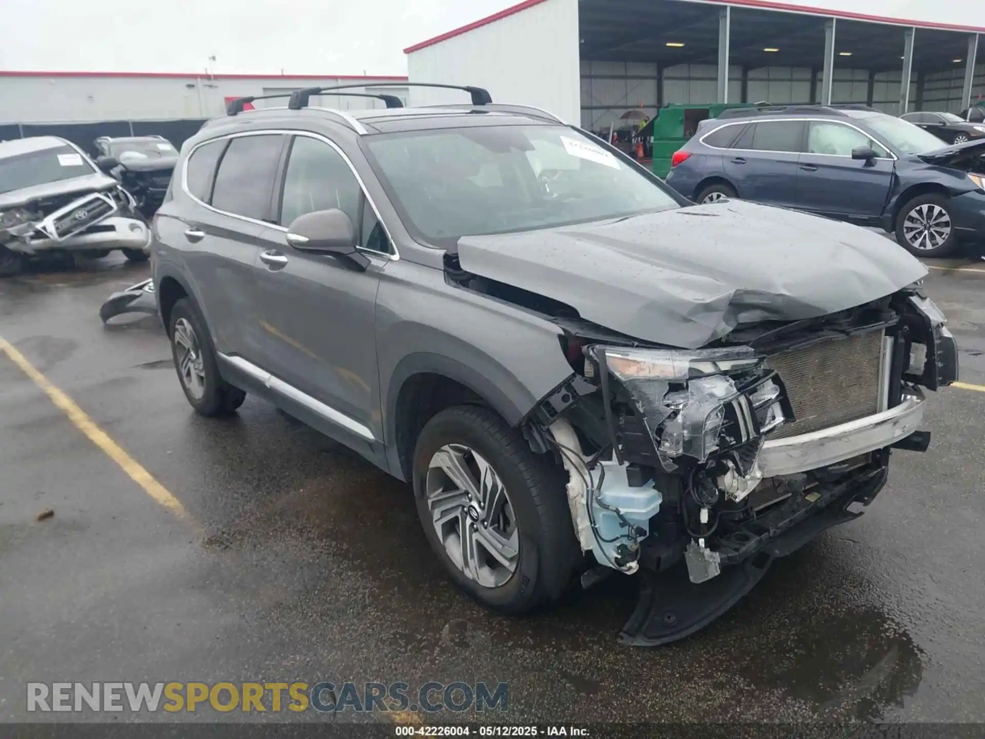 1 Photograph of a damaged car 5NMS3DAJ7MH366509 HYUNDAI SANTA FE 2021