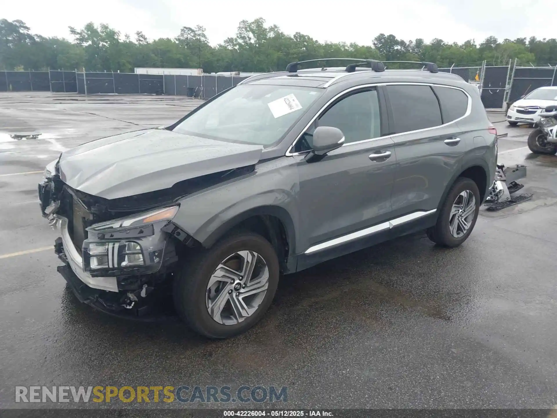 2 Photograph of a damaged car 5NMS3DAJ7MH366509 HYUNDAI SANTA FE 2021