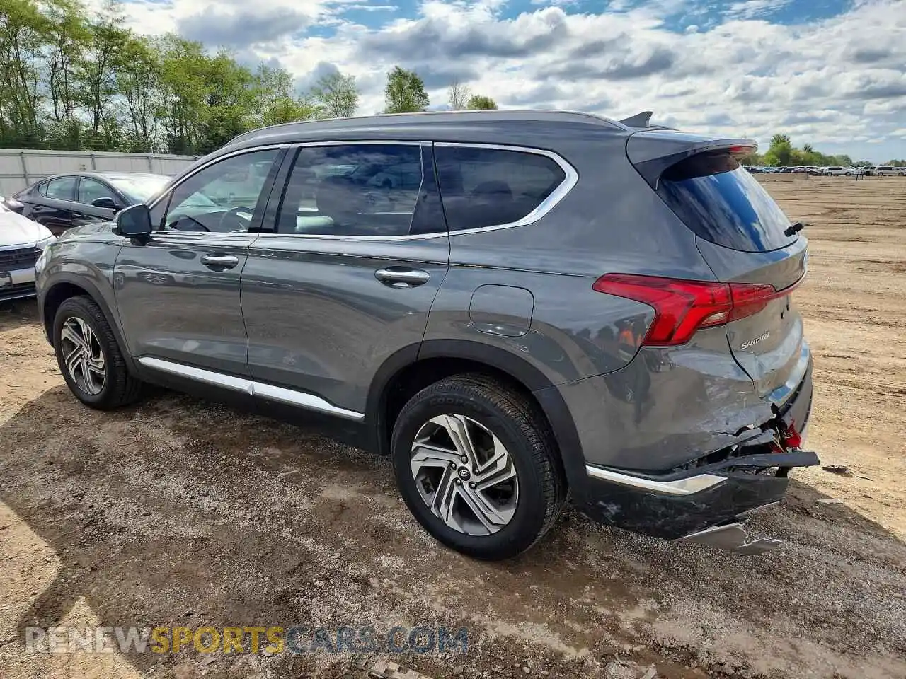 2 fotografías del automóvil dañado 5NMS3DAJ8MH329243 HYUNDAI SANTA FE 2021