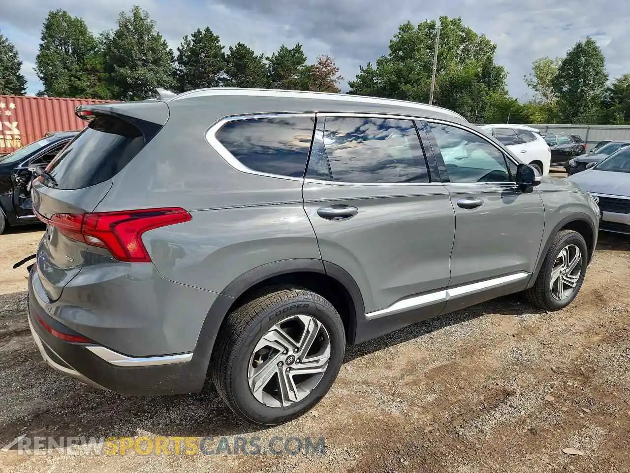 3 fotografías del automóvil dañado 5NMS3DAJ8MH329243 HYUNDAI SANTA FE 2021