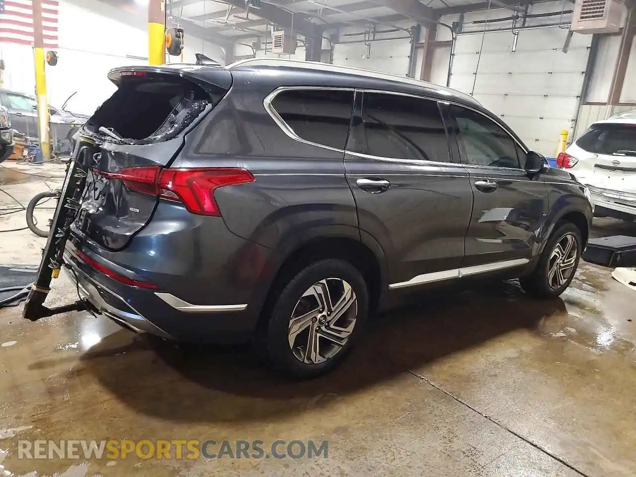 3 Photograph of a damaged car 5NMS3DAJ8MH347497 HYUNDAI SANTA FE 2021