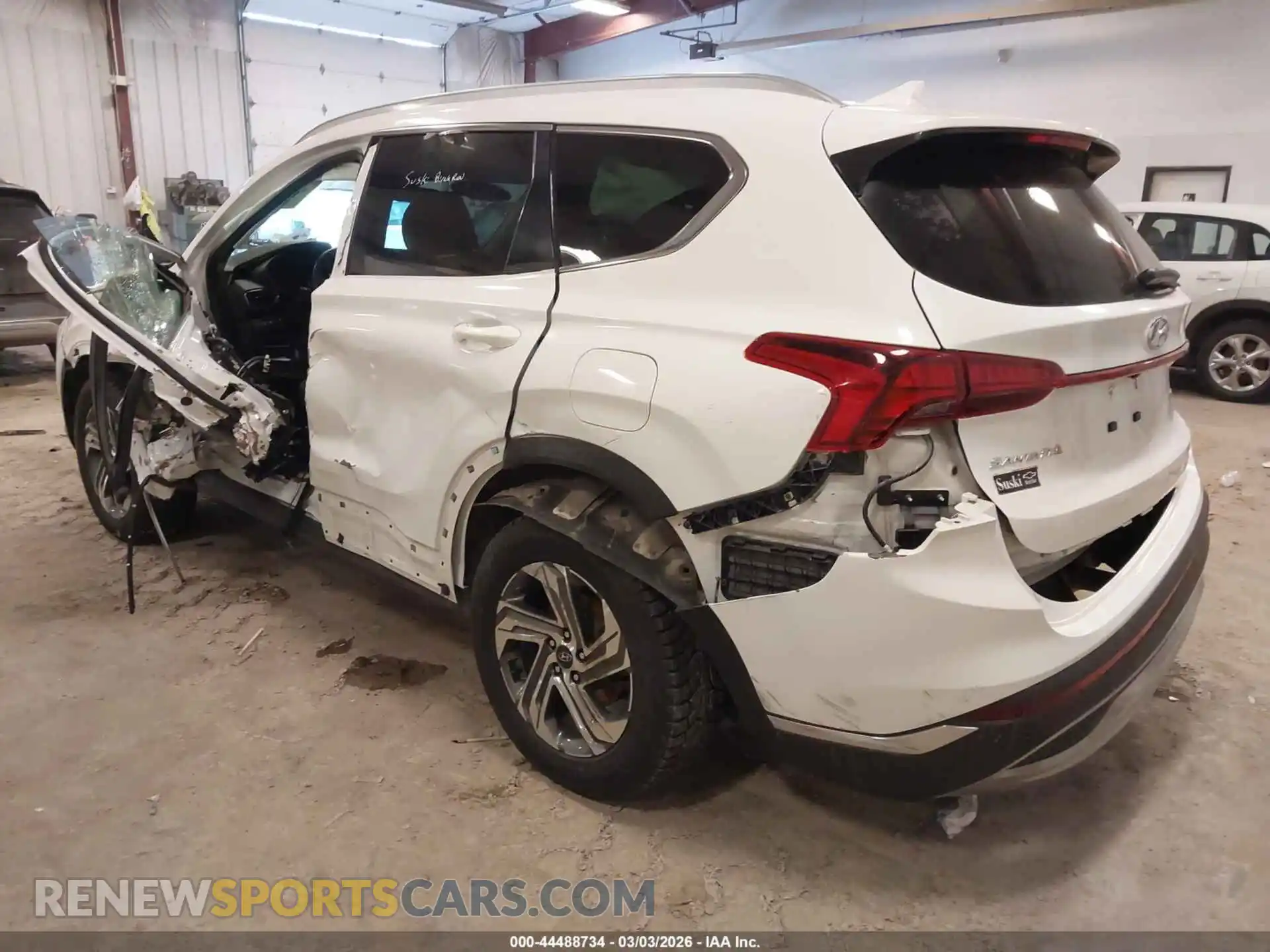 3 Photograph of a damaged car 5NMS3DAJ8MH357916 HYUNDAI SANTA FE 2021