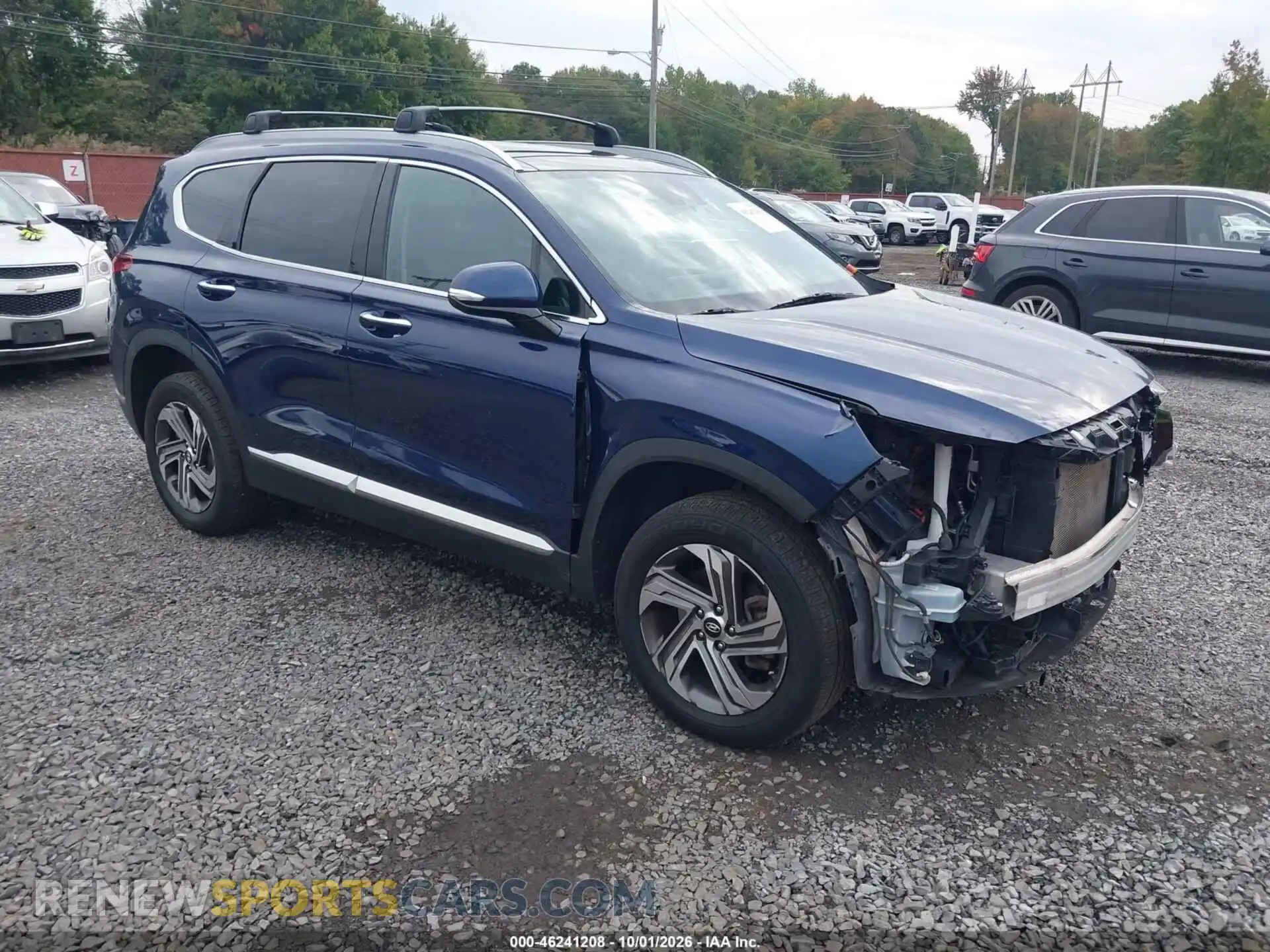 1 Photograph of a damaged car 5NMS3DAJ9MH350778 HYUNDAI SANTA FE 2021
