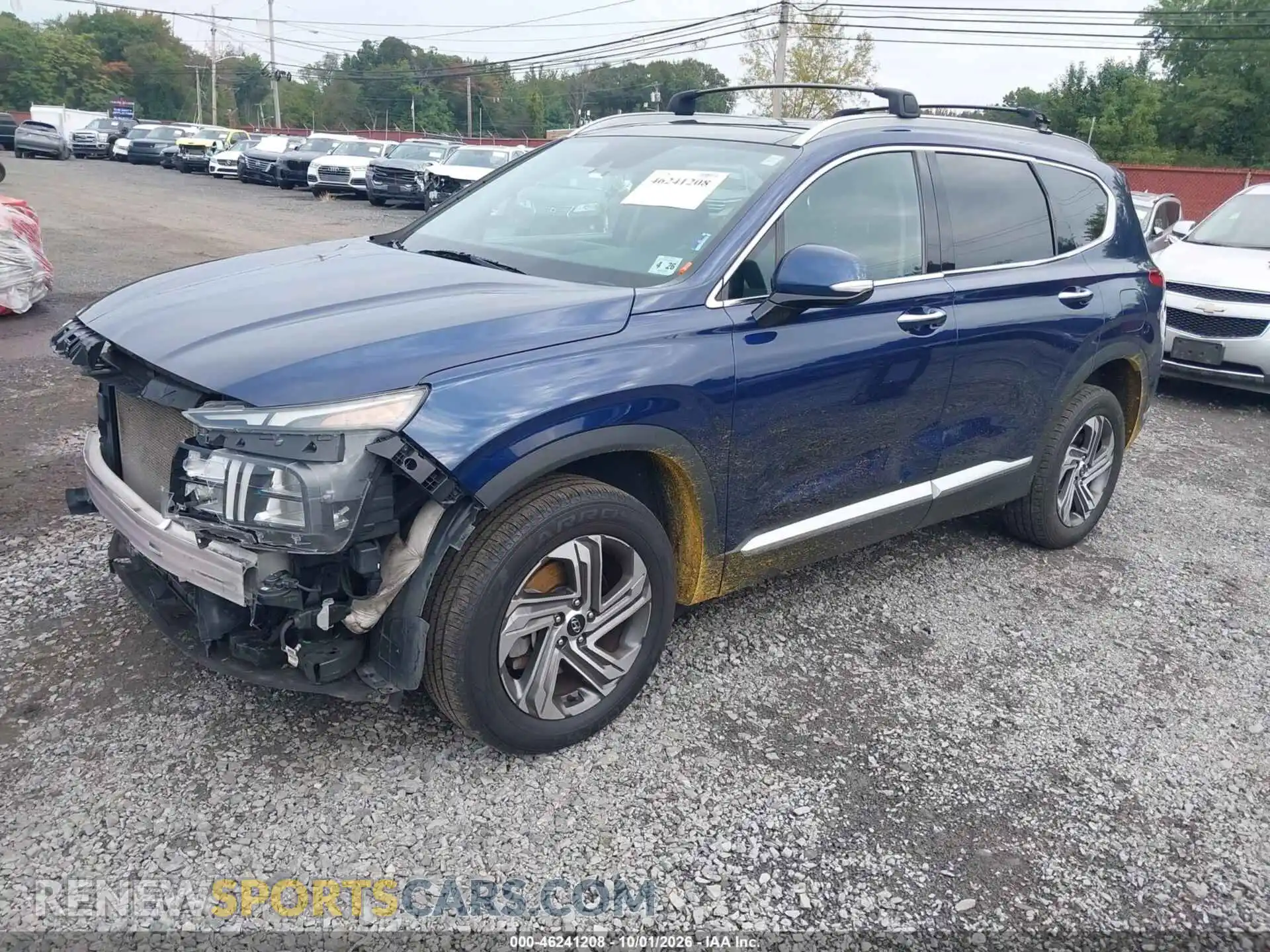 2 Photograph of a damaged car 5NMS3DAJ9MH350778 HYUNDAI SANTA FE 2021