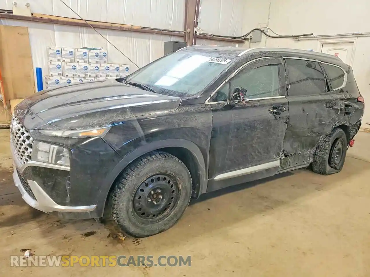1 Photograph of a damaged car 5NMS3DAJXMH307258 HYUNDAI SANTA FE 2021