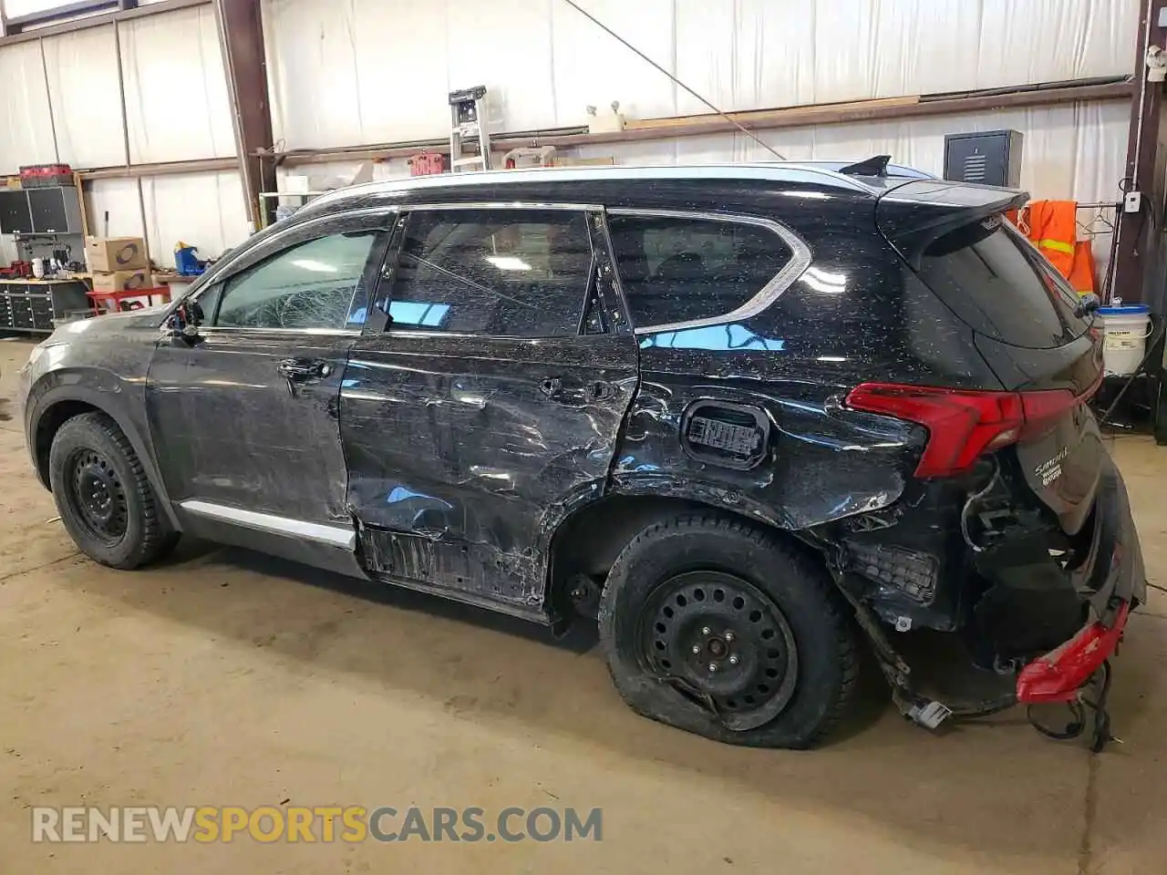 2 Photograph of a damaged car 5NMS3DAJXMH307258 HYUNDAI SANTA FE 2021